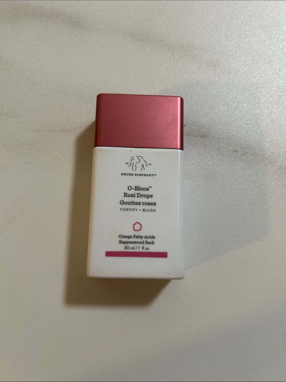 Drunk Elephant Blush-Tone Facial Serum with Pink Cap